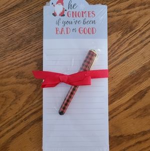 👀50% OFF🎄🖊📒 NIP‼️ Eccolo Ltd. brand Magnetic Notepad & Pen Set